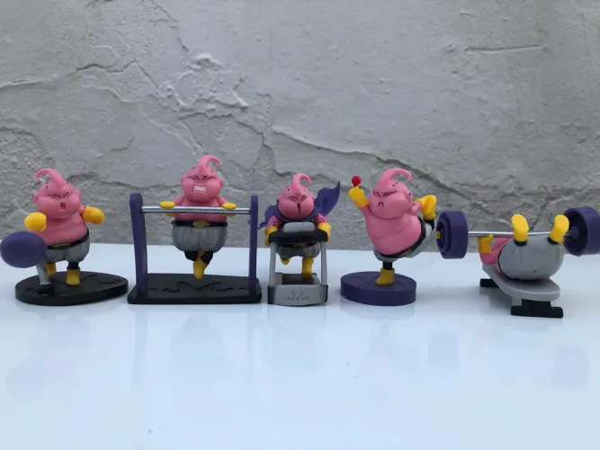 DRAGON BALL KIT MINIATURA MAJIN BUU 5 PEÇAS VALOR PROMOCIONAL