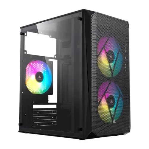 Gabinete Acegeek Forge, Mini-Tower, Lateral de Acrilico, Com 2 Fans, Novo, Lacrado