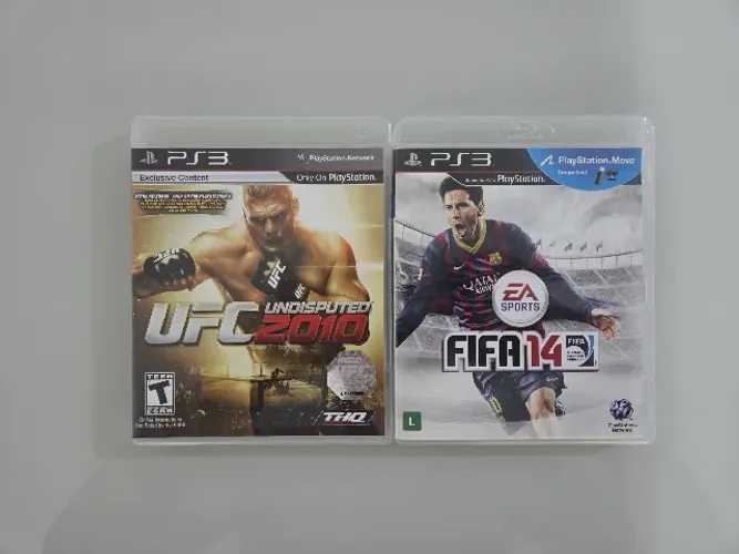Coleção Esportes PS3 UFC Undisputed 2010 + FIFA 14