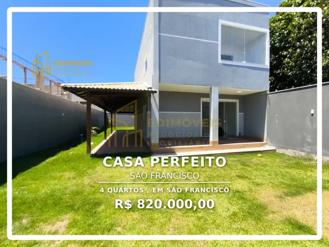 Viva com Estilo em São Francisco: Casa Nova com 5 Vagas de Garagem