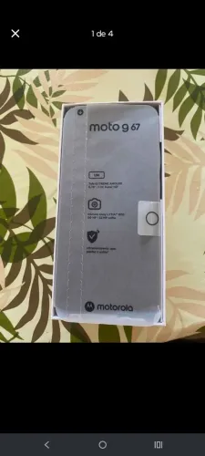 Celular Motorola G67 novo com todos os acessórios e nota fiscal