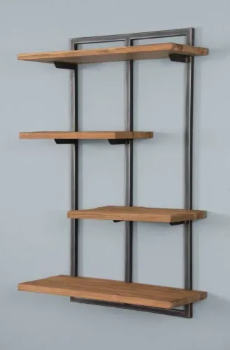 prateleira estilo industrial de parede