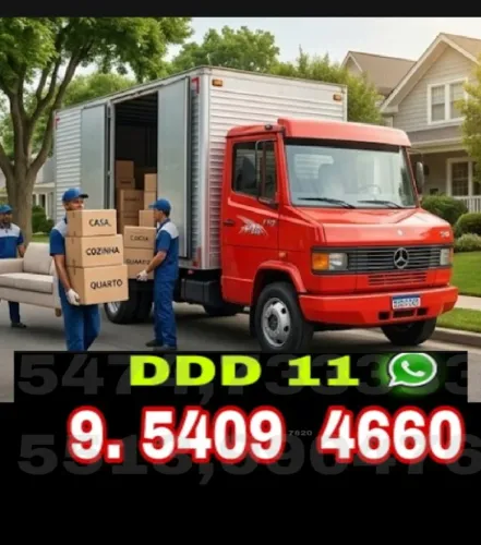 Frete, Mudanças para Transporte de Guarda-Roupas