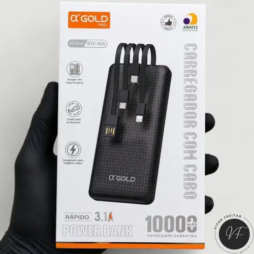 Powerbank 10.000 mAh | Entrega Grátis em VCA