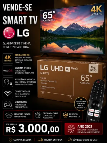 Tv smart magic LG 65 polegadas