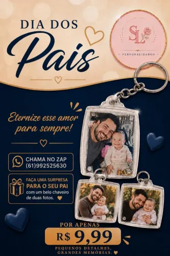 CHAVEIROS PARA OS DIAS DOS PAIS 