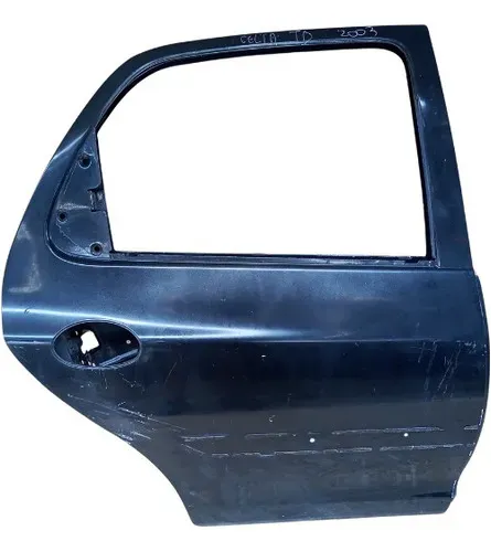 Porta Traseira Direita Celta 2003 À 2014 Traseira Direita Preto
