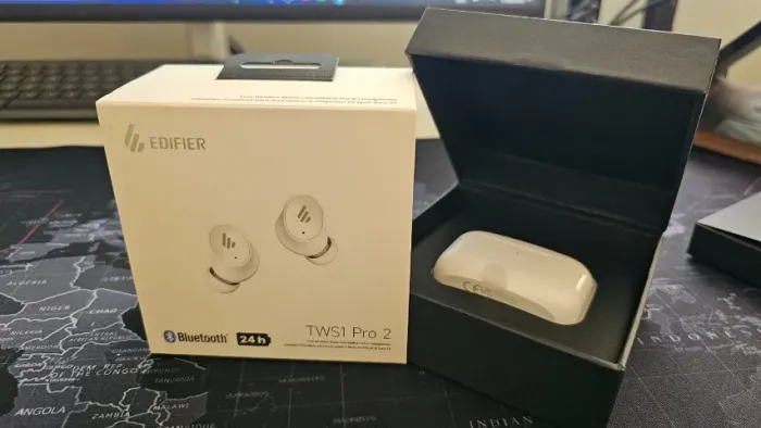 Fone de ouvido Bluetooth com cancelamento de ruído TWS1 Pro2 Edifier