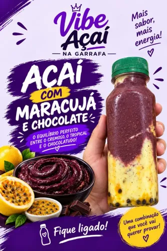 Açaí na garrafa