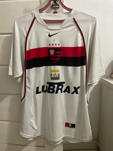 Camisa II Flamengo Branca Nike 2002-2004 Tamanho M