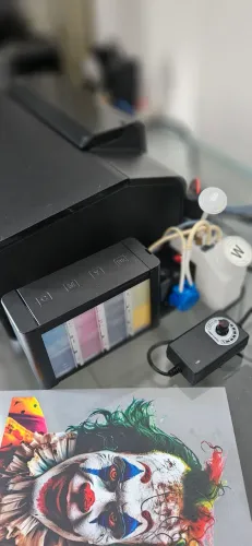 ? IMPRESSORA PARA DTF COM VÁCUO INTERNO E SISTEMA 100% AUTOMÁTICO