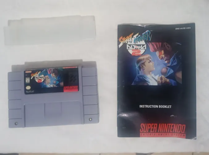 Street fighter Alpha snes e top gear 3000 original snes super Nintendo