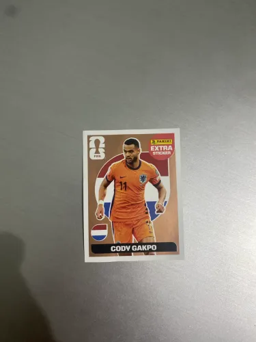 figurinha Cody Gakpo bronze copa do mundo 2026