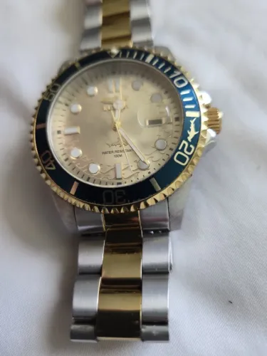 relógio invicta diver quartz 30022 dourado