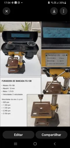 Furadeira de bancada