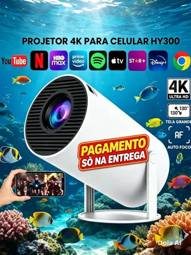 PROJETOR ULTRA HD PAGAMENTO SO NA ENTREGA