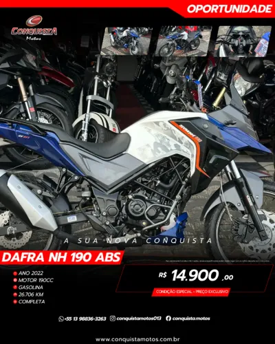 Dafra NH 190 2022 > Apenas 26.000Km