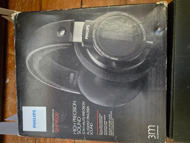 Headphone shp9500 com espumas modificadas 