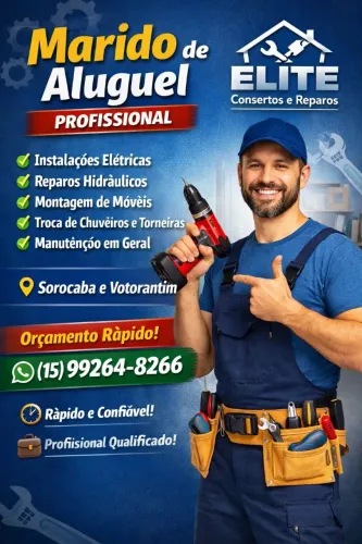 MARIDO DE ALUGUEL LÍDER EM MANUTENÇÃO 