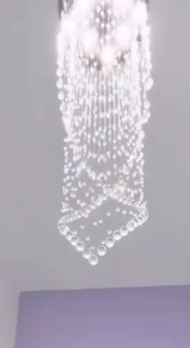 Luminária de cristal 