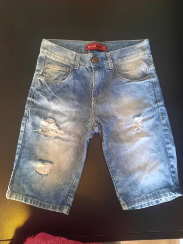 Bermuda Jeans Infantil Tam 12