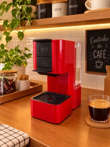Cafeteira 3 corações