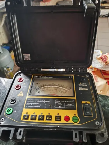 megôhmetro megabras MI 1000e (1kV)- Funcionando 