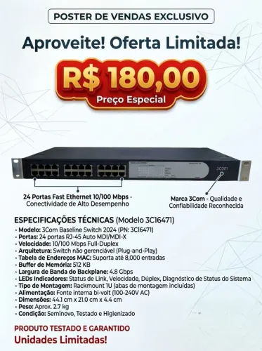 Switch de rede Ethernet