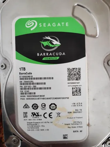 HD Seagate barracuda 1Tb 7200rpm