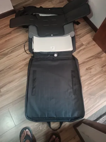 Vende um dispositivo de tração lombar portátil sauders co bomba manual em estojo de viag 