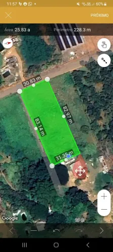 Vendo terra em chácara 