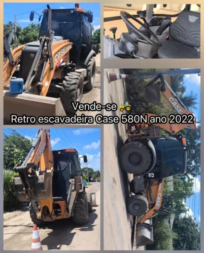Retro escavadeira case 580N - 2022