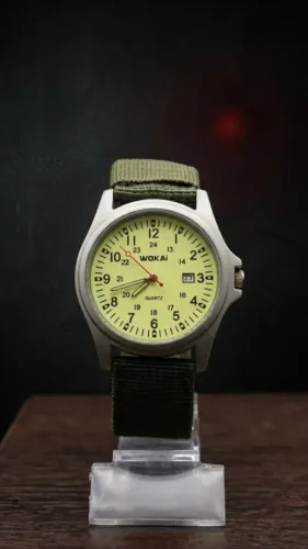 RELÓGIO WOKAI PULSEIRA DE LONA MILITAR