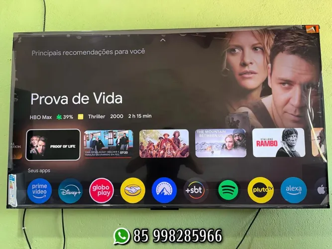 Smart tv TCL 50 com nota e garantia de 1 ano