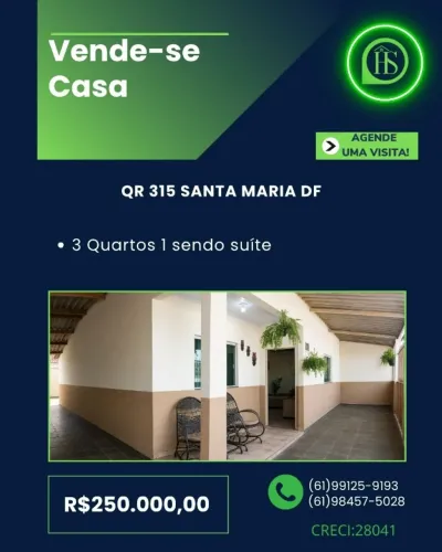 Vende-se Santa Maria DF