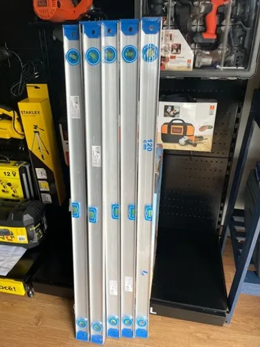 Nível de Alumínio com 3 Bolhas 48" 120cm Lotus 4322