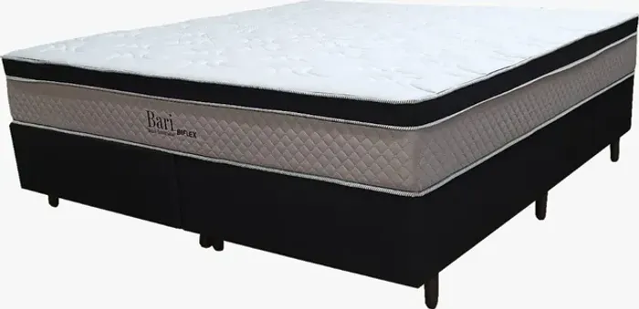Cama Box Casal Colchão De Molas Ensacadas Biflex 138cm Super Linda Nova