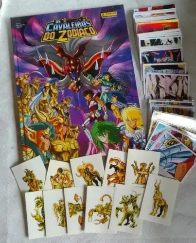 figurinhas do album cavaleiros do zodíaco 2017 Reservado tony
