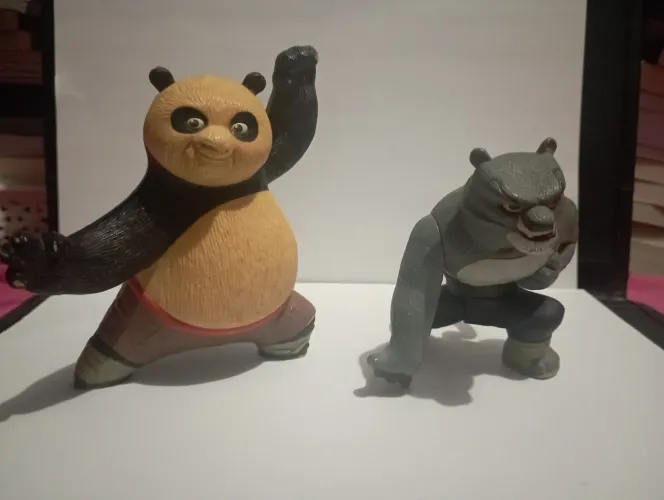 Bonecos Kung Fu Panda - Po e Tai Lung