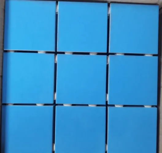 Azulejo/pastilha azul 10x10cm
