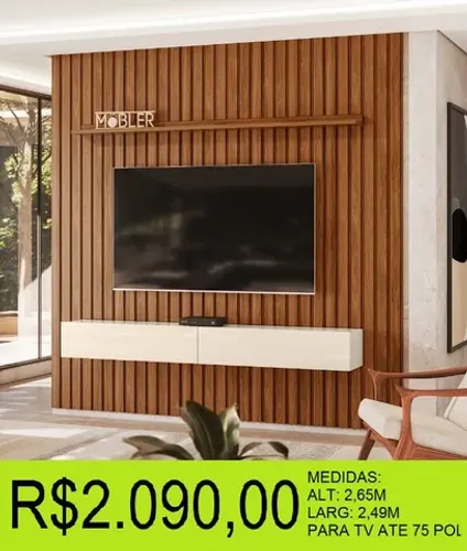 Painel para sua tv - parcelamos sem juros 