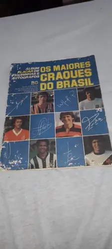 Álbum de figurinhas os maiores craques do Brasil ( 1980 )