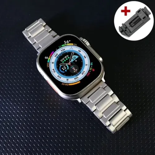 Pulseira de aço inoxidável para Apple Watch: 42/44/45/49 MM