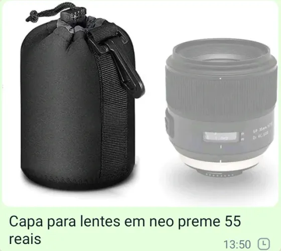 Capa para lente de câmeras em neo prime