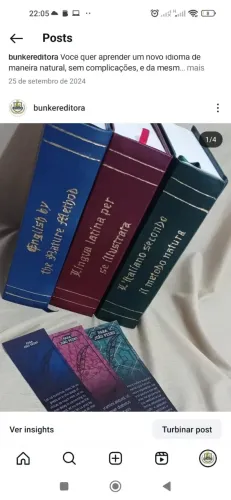 Linguas Pelo Método natual, combo: ingles, frances, italiano e latim