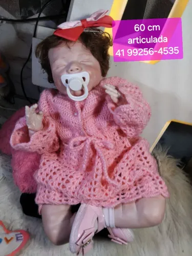 Boneca reborn NOVA 60 cm