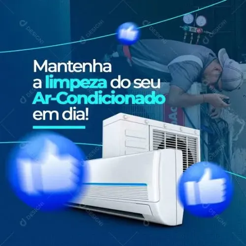 LIMPEZA & HIGIENIZAÇÃO DO SEU AR CONDICIONADO EM DIA!