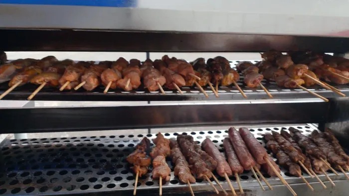 Tudo para carrinho de churrasco mesa banco tenda churrasqueira banner