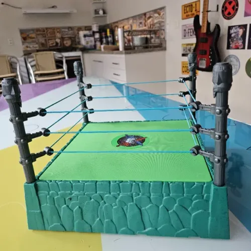 Arena Ringue de Batalha e Luta MotU Mattel He-man WWE Masters of the Universe