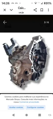  Câmbio mecânico VW gol G5/ G6 Power 1.0 ou 1.6 